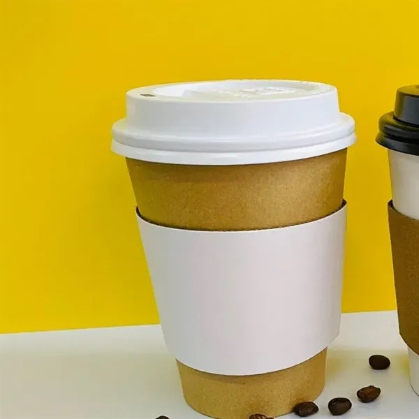 Kraft Paper Coffee Cup Clutch Sleeve