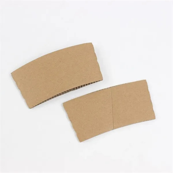 Kraft Paper Coffee Cup Clutch Sleeve