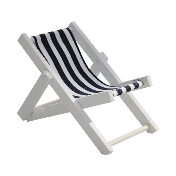Wood Beach Chair Cellphone Holder