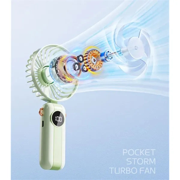 Portable Mini Handheld Fan Foldable Pocket Travel Cooler