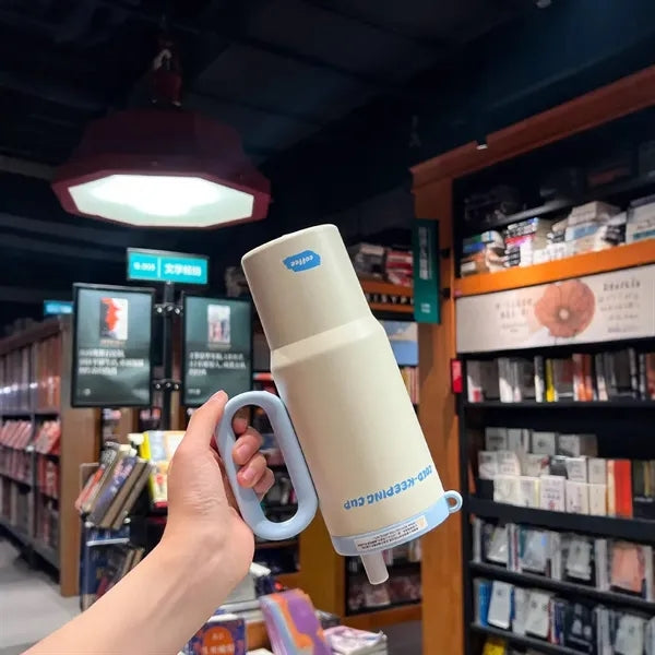25oz Insulated Stainless Steel Car Tumbler W/ Filter Handle