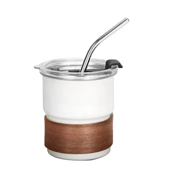 10Oz Coffee Mug With Lid Straw