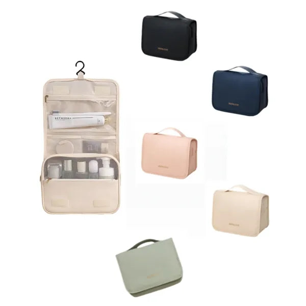 Hanging toiletries bag