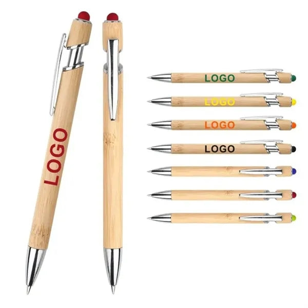 Eco - friendly bamboo pen with custom logo