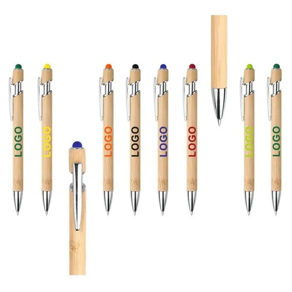 Eco - friendly bamboo pen with custom logo