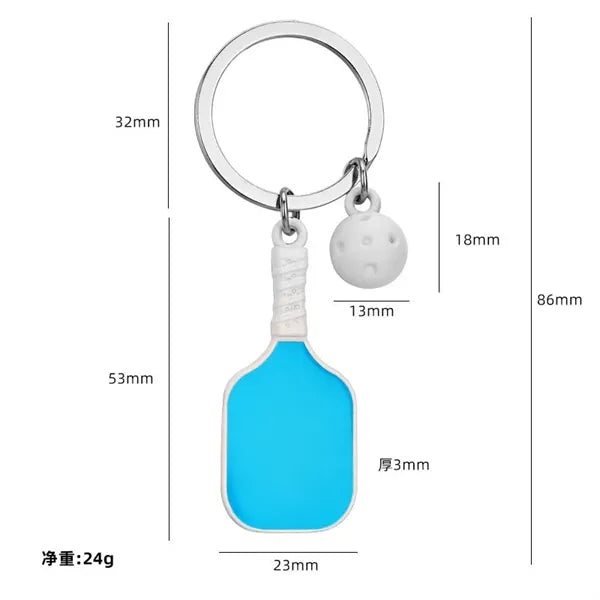 Pickleball Keychain