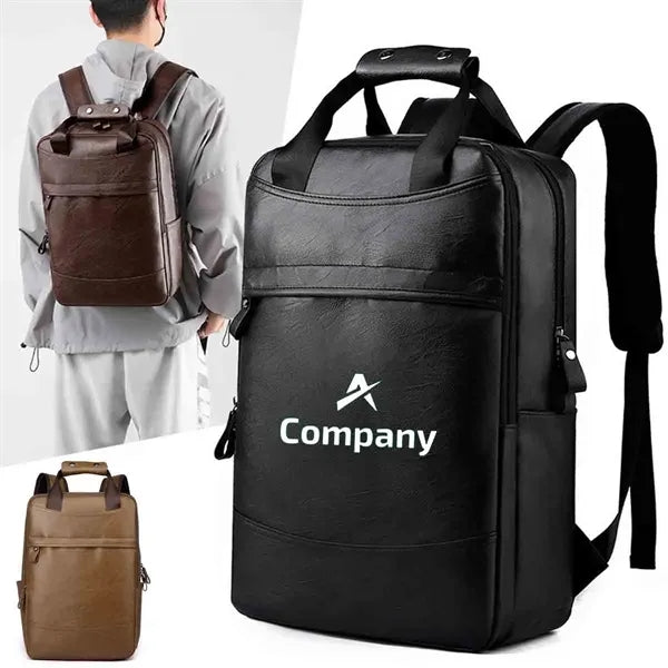 Leather Casual Backpack