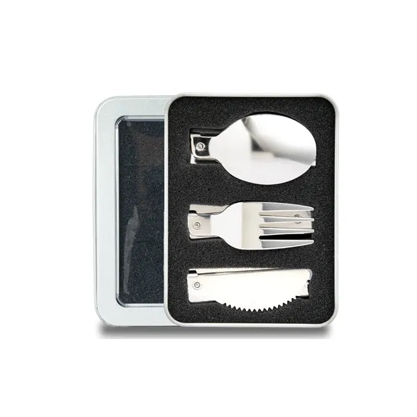 Foldable Spoon Fork Chopsticks Set