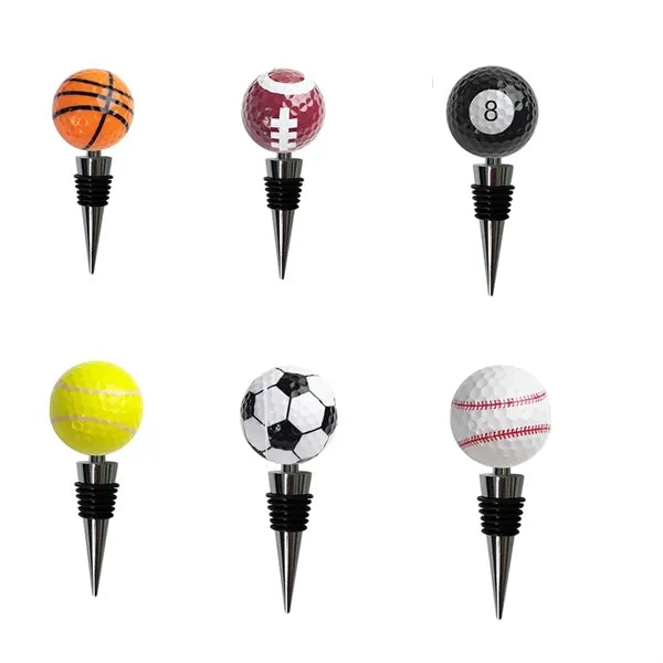 Golf Ball Wine Bottle Stopper