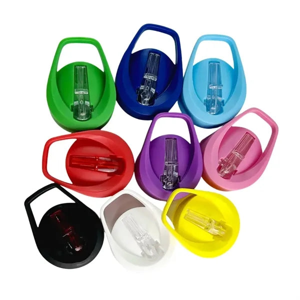 Clear Impact Water Bottle with Flip Straw Lid