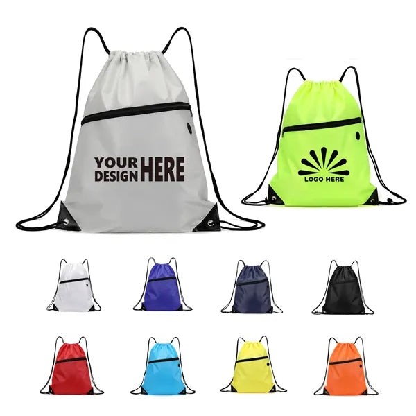 Outdoor Hiking Drawstring Zipper Bag Free Shipping