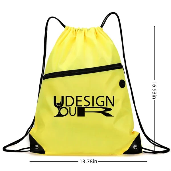 Outdoor Hiking Drawstring Zipper Bag Free Shipping