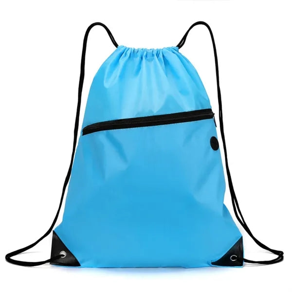 Outdoor Hiking Drawstring Zipper Bag Free Shipping