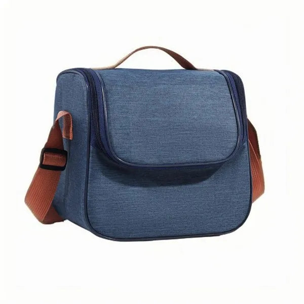 Insulated Crossbody Lunch Bag Portable Thermal Food Carrier