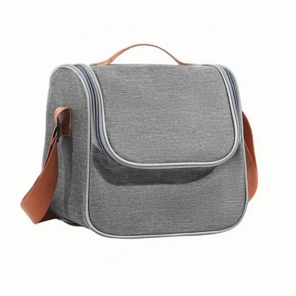 Insulated Crossbody Lunch Bag Portable Thermal Food Carrier