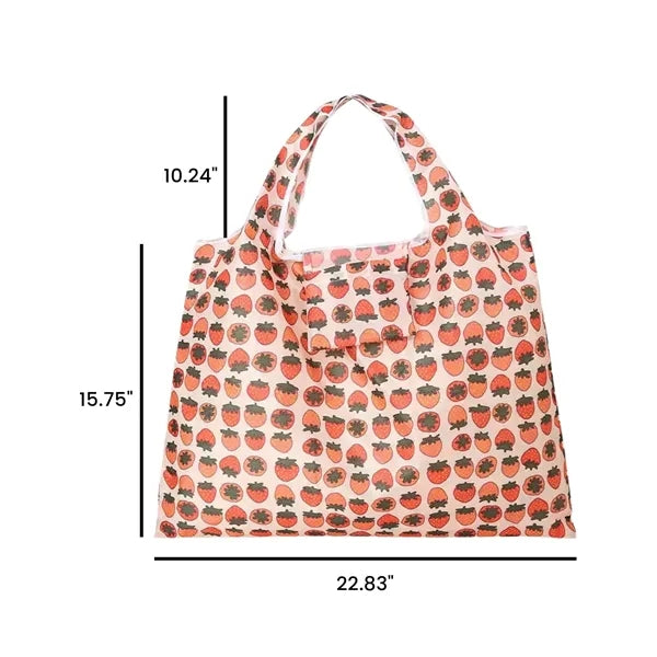 Foldable Floral Shopper Bag