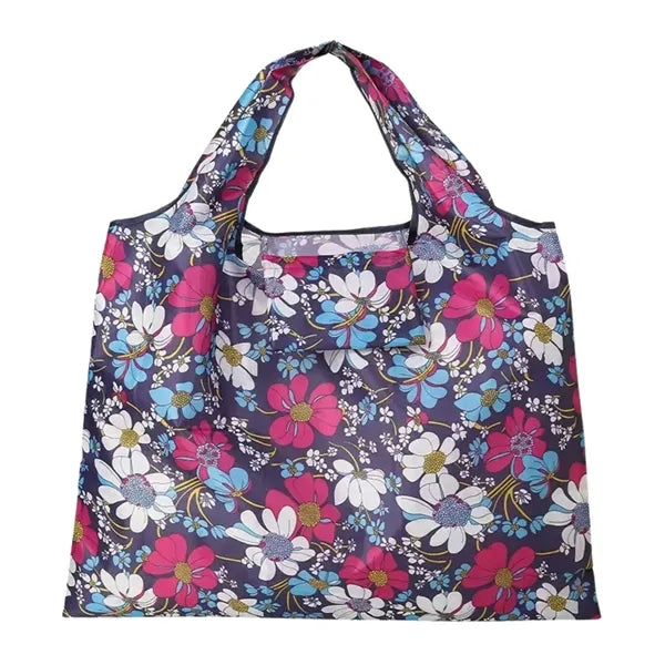 Foldable Floral Shopper Bag