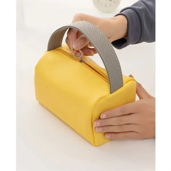 PU Waterproof Portable Travel Large Capacity Cosmetic Bag