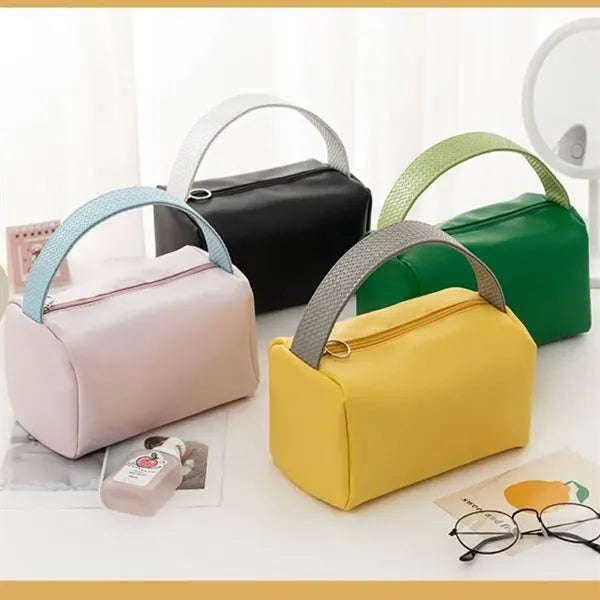 PU Waterproof Portable Travel Large Capacity Cosmetic Bag