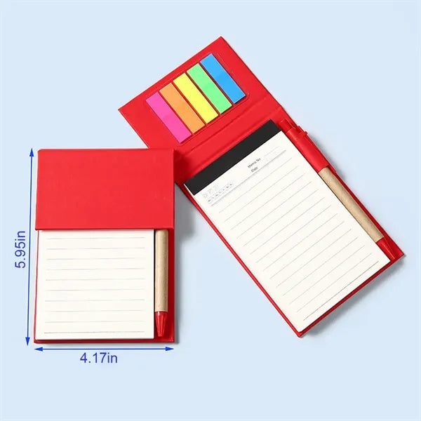 Flip Thick Paper Combination Design Hard Cover Notepad