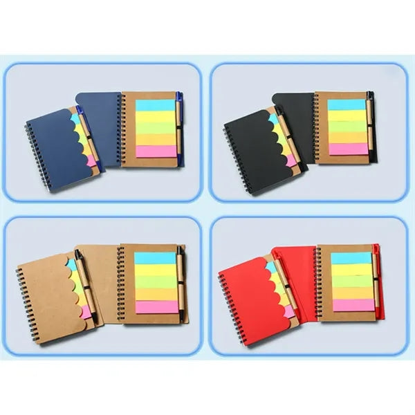 Convenient Thick Paper Combination Design Hard Cover Notepad