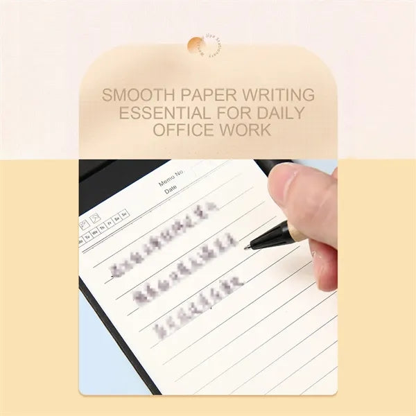 Flip Thick Paper Combination Design Hard Cover Notepad