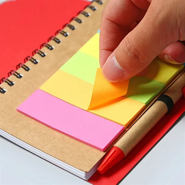 Convenient Thick Paper Combination Design Hard Cover Notepad