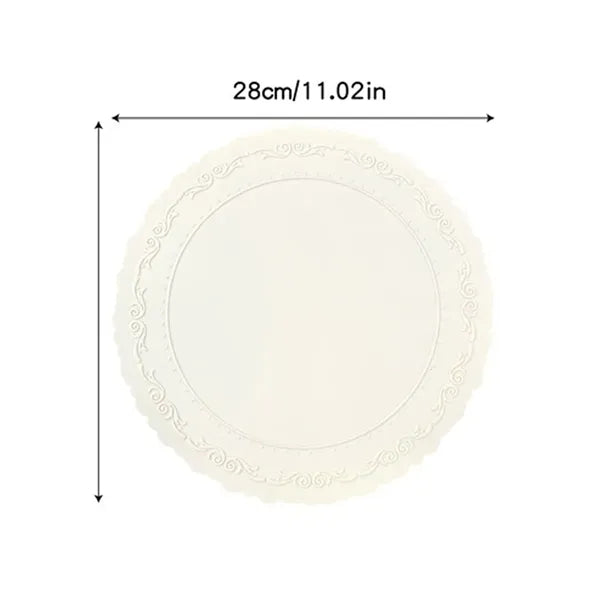 Retro Embossed Non-Slip Heat-Insulating Silicone Placemat