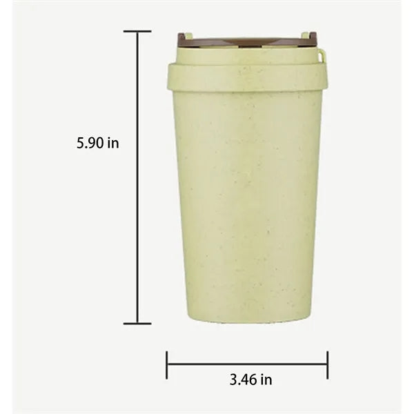 14 OZ Double-Layer Insulated Environmentally Coffee Cup