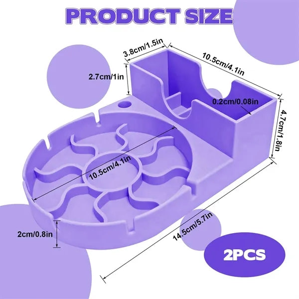 Thickened Silicone Water Cup Drying Drain Rack