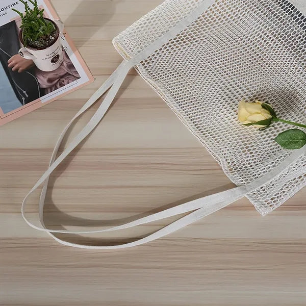 Mesh Multifunctional Breathable Beach Shoulder Canvas Bag
