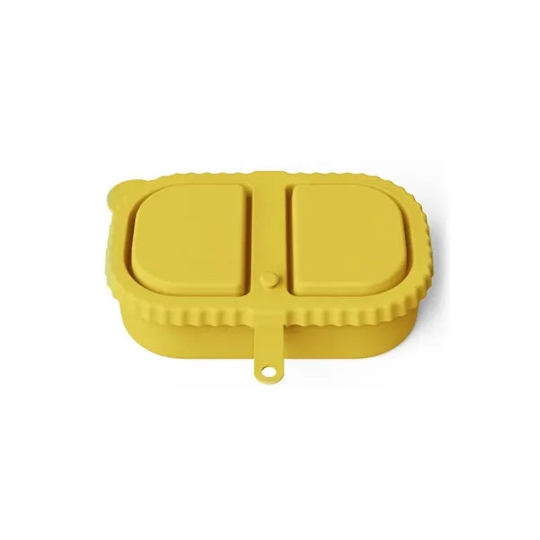 Snack Container Silicone Compartment Seasoning Sauce Box
