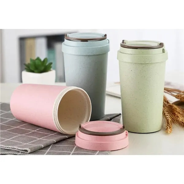 14 OZ Double-Layer Insulated Environmentally Coffee Cup