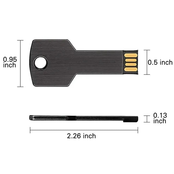 Waterproof Compact Shockproof Key USB Flash Drive