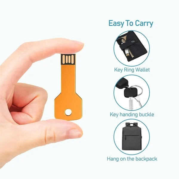 Waterproof Compact Shockproof Key USB Flash Drive