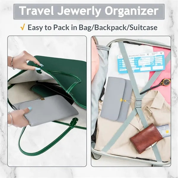 Folding Jewelry Travel Portable Ring Storage Bag