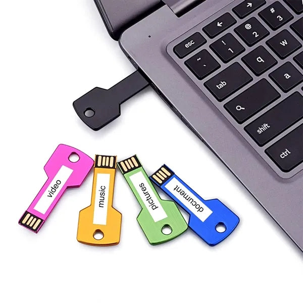 Waterproof Compact Shockproof Key USB Flash Drive