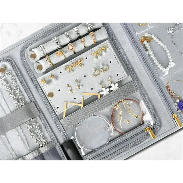 Folding Jewelry Travel Portable Ring Storage Bag