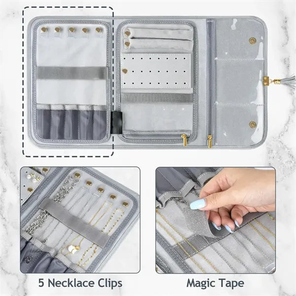 Folding Jewelry Travel Portable Ring Storage Bag