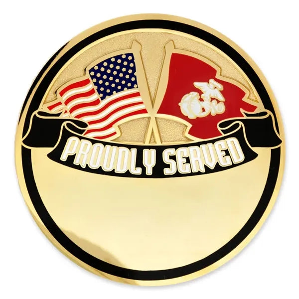 Officially Licensed U.S.M.C. Veteran Coin - Engravable