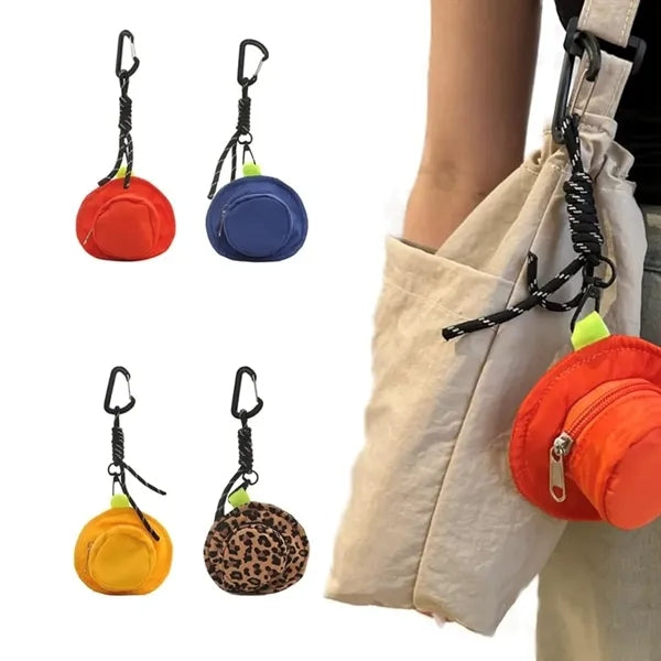 Creative Hat Small Coin Pouch Keychain