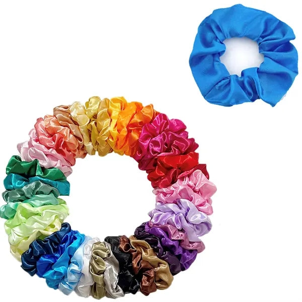 Lengthening Satin Scrunchies For Hair