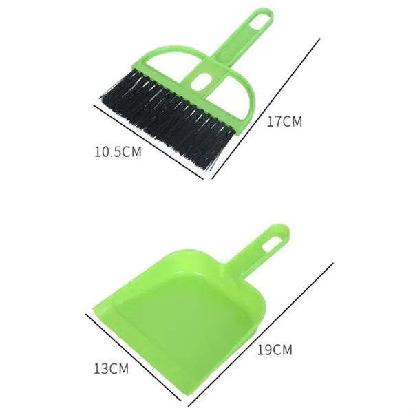 Mini Plastic Cleaning Brush With Dustpan Set