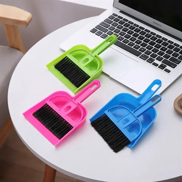 Mini Plastic Cleaning Brush With Dustpan Set