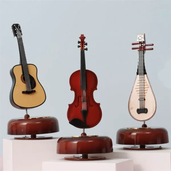 Violin Shaped Music Box