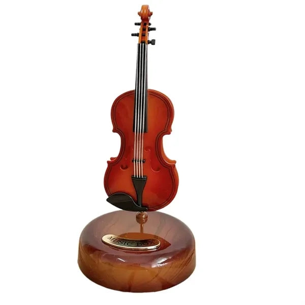 Violin Shaped Music Box