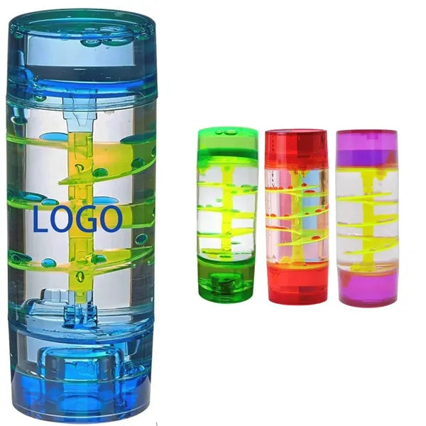 Liquid Movement Bubbles Hourglass