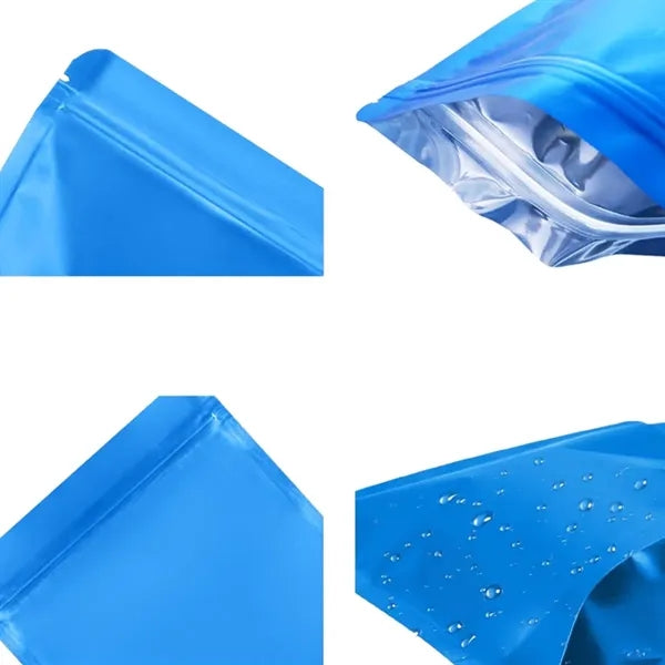 Stand Up Food Pouch with Resealable Zippe
