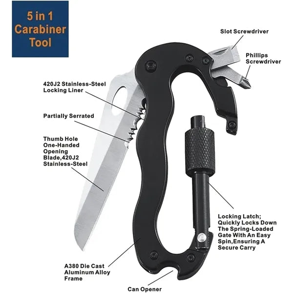 Carabiner Folding Knife