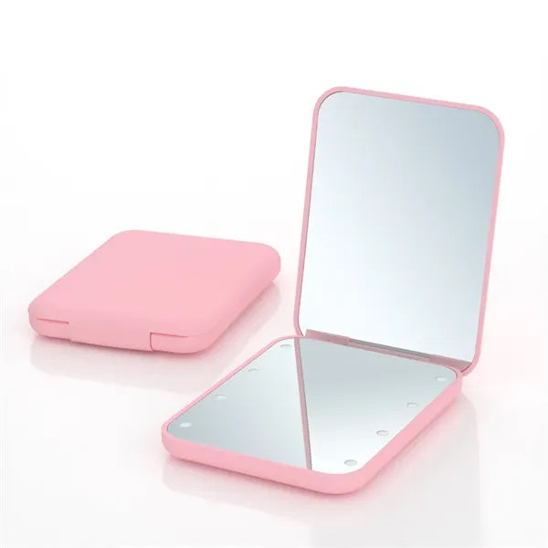 Pocket LED Compact Travel Makeup Mirror